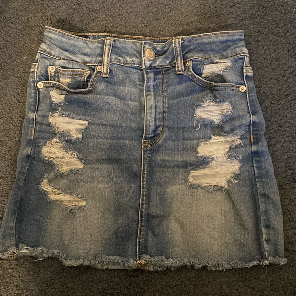 AE denim skirt